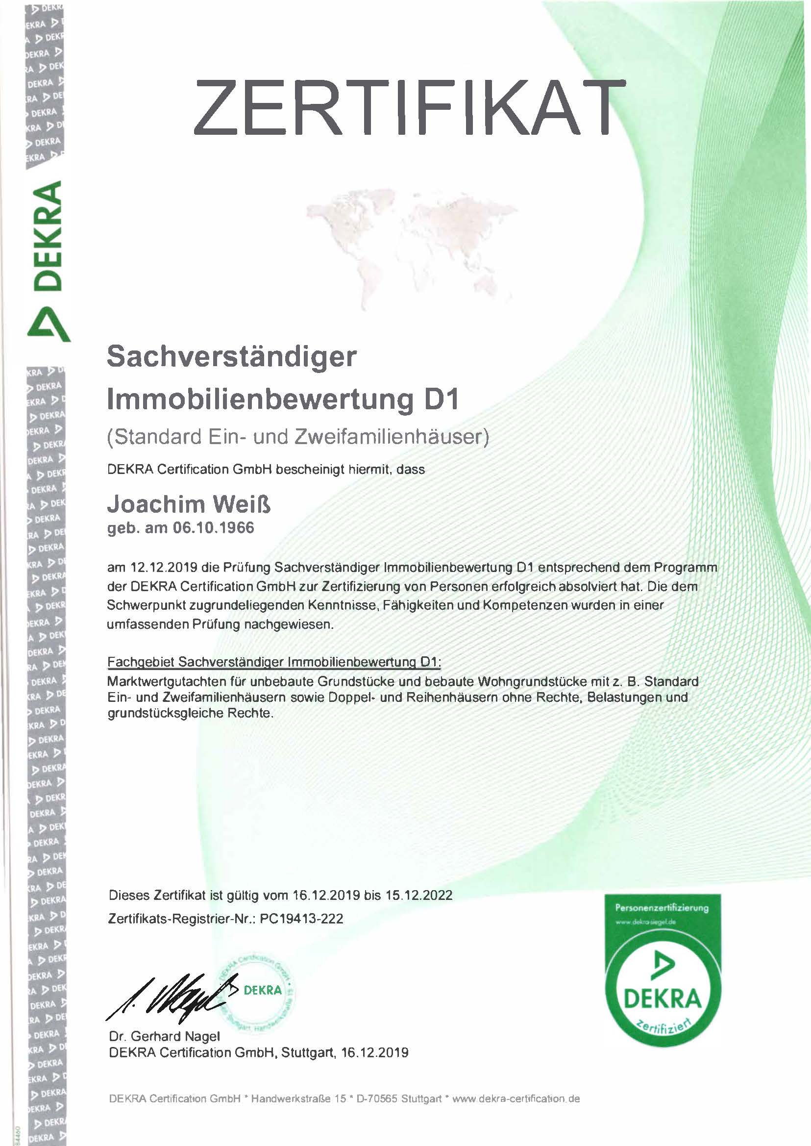 Sachverständiger Immo-Bewertung